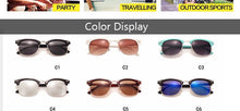 Load image into Gallery viewer, RBRARE Semi-Rimless Brand Designer Sunglasses Women/Men Polarized UV400 Classic Oculos De Sol Gafas Retro Eyeglasses