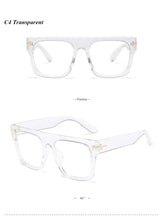 Load image into Gallery viewer, Acetate Square Glasses Frame Men Retro Metal Optical Eyewear Women Eyeglasses Frame Clear UV400 Brand Designer oculos