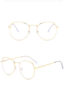 Cat Eye Myopia Glasses With Degree Women Metal Frame PC Lens Nearsighted Glasses Female 0 -0.5 -1.0 -1.5 -2.0 -2.5 -3.0 To -6.0