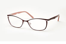 Load image into Gallery viewer, Metal Glasses Frame Women Brand Designer Female Vintage Cat Eye Prescription Eyeglasses Pink Full Myopia Optical Frames Eye