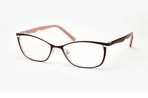 Metal Glasses Frame Women Brand Designer Female Vintage Cat Eye Prescription Eyeglasses Pink Full Myopia Optical Frames Eye