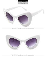 Load image into Gallery viewer, Vintage Cat Eye Sunglasses Women Brand Designer Sun Glasses Female Retro Cateye Eyewear