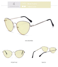 Carica l'immagine nel visualizzatore di Gallery, Sexy Small Vintage Cat Eye Sunglasses Women Vintage Red Black Sun Glasses Female Ladies Cateyes Sunglass 2022 Retro Glasses