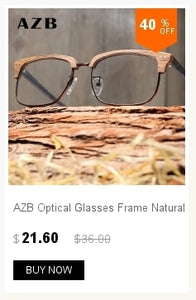 Vintage Clear Glasses Cat Eye Wooden Glasses Frame Men Women Transparent Lens Glasses Wood Optical Eyewear frames