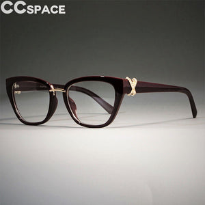 Rhinestone Cat Eye Glasses Frames Women Diamond Decoration Styles Optical Fashion Computer Glasses