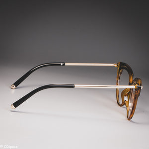 Cat Eye Glasses Frames Plastic titanium Women Trending Rivet Styles Optical Fashion Computer Glasses