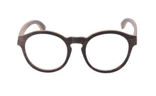 Load image into Gallery viewer, NEW Round Wood Glasses Frames Men Clear Lens Prescription eyeglass Frames Computer Reading Glasses Women With Box FT3008