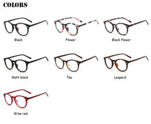 Load image into Gallery viewer, Women Glasses Frame Ladies Eyeglasses Frame Vintage Round Clear Lens Glasses Optical Spectacle Frame