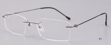 Load image into Gallery viewer, Super light optical Glasses male Thin wire glasses for reading myopia eye black rimless Women Men Eyeglasses montures de lunette