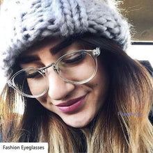 Load image into Gallery viewer, 2022 Eye glasses Frame Women Men Transparent Round Spectacle Myopia Nerd Optical Glasses Frames Clear fake glasses Frame okulary