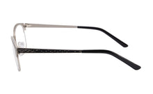 Carica l&#39;immagine nel visualizzatore di Gallery, Occhiali da vista di marca di moda Montature metalliche da donna mezzo bordo placcato montature per occhiali da vista oculos de grau femininos SR8003