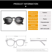 Load image into Gallery viewer, Retro Round Sunglasses Women Men Brand Design Transparent Female Sun glasses Men Oculos De Sol Feminino Lunette Soleil
