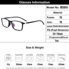Load image into Gallery viewer, Gmei Optical Trendy Ultralight TR90 Full Rim Women Optical Eyeglasses Frame Men Plastic Myopia Eyewear 3 Colors Optional M3841