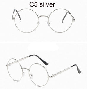 Classic Round Clear Lens Nerd Frames Women Fake Glasses Eyeglasses Frame  Vintage Circle Eyewear Transparent Oculos