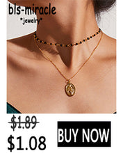 Carica l'immagine nel visualizzatore di Gallery, Collane con ciondolo con stelle di cristallo in oro di nuova moda per collana da donna 2020 regalo di nozze gioielli vintage Boho multilivello femminile