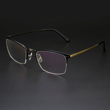 Load image into Gallery viewer, Gmei Optical Titanium Alloy Half-Rim Presciption Eyeglasses Frames For Men &amp; Women Myopia Eyewear Hyperopia Spectacles LF2023