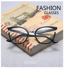 Load image into Gallery viewer, Women Cat Eye Glasses Frames Optical EyeGlasses Fashion Metal Frame Prescription Eyewear Computer Glasses