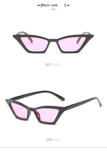 Load image into Gallery viewer, New  Cat Eye Sunglasses Women Small Vintage Brand Designer Sun Glasses Retro Yellow ladies Sunglass  Eyewear Female Shades