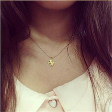 Load image into Gallery viewer, 9 Style Gold Color Key Circle Necklace For Women Minimalist Infinity Pendant Necklaces Valentine's Day Gift Necklace With Card