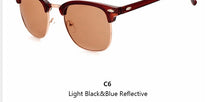 Load image into Gallery viewer, RBRARE Semi-Rimless Brand Designer Sunglasses Women/Men Polarized UV400 Classic Oculos De Sol Gafas Retro Eyeglasses