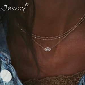 26 Styles Bohemian Multi layer Pendant Necklaces For Women Fashion Golden Geometric Charm Chains Necklace Jewelry