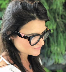Female Cat Eye Glasses Spectacle Frame Women Eyeglasses Computer Myopia Vintage Ladies Eyewear Clear Lens Glasses