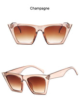 Carica l'immagine nel visualizzatore di Gallery, Occhiali da sole quadrati alla moda Donna Designer Luxury Uomo/Donna Occhiali da sole Cat Eye Classic Vintage UV400 Oculos De Sol da esterno 