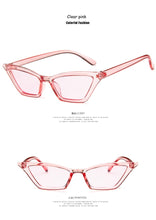 Load image into Gallery viewer, New  Cat Eye Sunglasses Women Small Vintage Brand Designer Sun Glasses Retro Yellow ladies Sunglass  Eyewear Female Shades