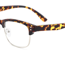 Load image into Gallery viewer, Gmei Optical Full-Rim Tortoiseshell Women Browline Glasses Frames Prescription Eyeglasses Men Retro Glasses Frame Eyewear H8029