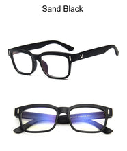 Load image into Gallery viewer, Retro Rectangle Eyeglasses Optical Frames Clear Lens Black Glasses Leopard Square Eyewear Spectacle Frames For Women Men