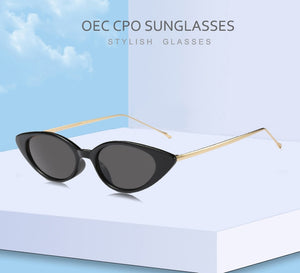 Occhiali da sole Cat Eye da donna Occhiali da sole da donna di marca Designer Fashion Occhiali da sole con montatura piccola per tendenza femminile Glasees UV400 O5 