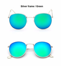 Load image into Gallery viewer, 2022 Retro Round Sunglasses Women Brand Designer Sun Glasses For Women Alloy Mirror Sunglasses Ray Female Oculos De Sol