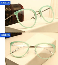 Load image into Gallery viewer, Retro Women Eyeglasses Cat Eye Metal Full Glasses Frame Optical Spectacles Round Vintage Eye Glasses