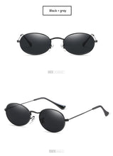 Load image into Gallery viewer, Small Oval Mirror Sunglasses For Women Luxury 2022  Men Brand Designer Eyewear Shades Ladies Alloy Sun Glasses UV400 Eyeglasses