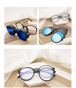 Bauhaus Magnetic Sunglasses Polarized Sunglasses Myopia glasses frame five color Optical ULTEM Eyewear