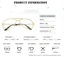 Load image into Gallery viewer, Hot Classic Clear Glasses Gold Frame Vintage Sunglass Women Men Optical Aviation Eyeglasses Transparent Clear Oculos De Grau