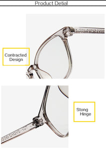 Square Eye Glasses Frames for Men Women Ladies Flat Mirror Clear Frame For Myopia Eyeglasses Retro PC Frame Fake Glasses