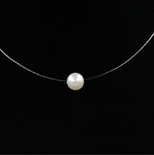 Carica l&#39;immagine nel visualizzatore di Gallery, Fashion Shiny Crystal Necklace Zircon Pendant Transparent Fishing Line Invisible Ladies Necklace Jewelry Clavicle Chain Chocker