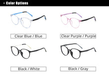Carica l&#39;immagine nel visualizzatore di Gallery, Ralferty Anti Blue Light Glasses Kids Child Girl&#39;s Glasses Frame TR90 Computer TV Phone Glasses Myopia Optic Spectacle