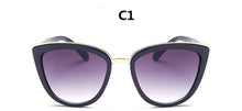 Load image into Gallery viewer, Sexy Cat eye Sunglasses Women Luxury Brand Designer Vintage Gradient Glasses Retro Sun glasses Female Fashion Eyewear