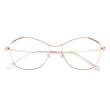 Carica l&#39;immagine nel visualizzatore di Gallery, Gmei Optical Urltra-Light Titanium Alloy Oval Women Full Rim Glasses Frames For Myopia Reading Prescription Eyeglasses M18014