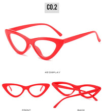 Load image into Gallery viewer, Cat Eye Myopia Clear Glasses Frame Women Designer Eyeglasses For Sight Optical Frames Black Red Pink Nerd Glasses Oculos De Grau