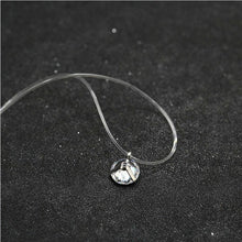 Carica l&#39;immagine nel visualizzatore di Gallery, Fashion Shiny Crystal Necklace Zircon Pendant Transparent Fishing Line Invisible Ladies Necklace Jewelry Clavicle Chain Chocker