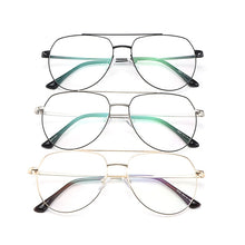 Carica l&#39;immagine nel visualizzatore di Gallery, Gmei Optical Designer Pilot Retro Full Rim Titanium Alloy Men Glasses Frame For Myopia Reading Prescription Eyeglasses M18024