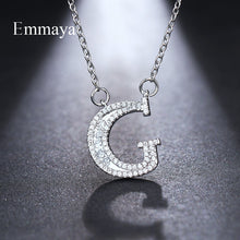 Load image into Gallery viewer, Emmaya Letters Chain Pendants Necklaces Women&#39;s Zircon Hip Hop Jewelry With Gold Tennis Chain Party Wedding Gift