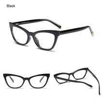 Load image into Gallery viewer, Ralferty Cat Eye Glasses Women Retro Transparent Clear Myopia Optic Frame Eyeglasses  Eyewear spectacle oculo de grau F95175
