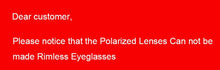 Load image into Gallery viewer, Gmei Optical 1.499 CR-39 Polarized Sunglasses Prescription Optical Lenses For Driving Fishing UV400 Anti-Glare Polarized Lenses
