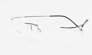 Rimless Glasses Frame Women Titanium Ultralight Eyeglasses Prescription Frameless Cat Eye Eyewear Myopia Optical Frame