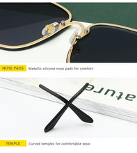 Load image into Gallery viewer, 2022 New Fashion Lady Oversize Rimless Square Bee Sunglasses Women Men Small Bee Glasses Gradient Sun Glasses Female UV400