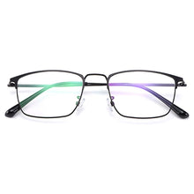 Load image into Gallery viewer, Polarized Clip on Sunglasses Gmei Optical Classical Men Square Ultralight Titanium Alloy Full Rim Sunshades Glasses Frame S94009